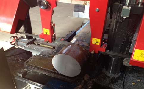 东安卧式带锯床加工时出现明显振荡如何排查？